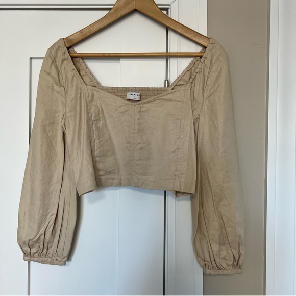 Aritzia Babaton Hadwyn Top Cream - Picture 2 of 3